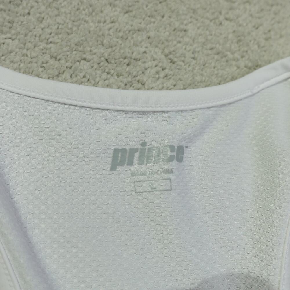 NWT Prince Womens Tennis Pickleball Match Dress with Racerback Pure White Size L - Picture 5 of 7